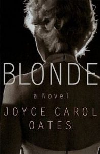 The original cover for Blonde, stating "A Novel" clearly.