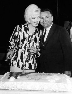 George Barris with Marilyn on her 36th birthday.