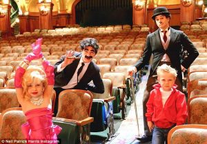 Neil Patrick Harris and family for Halloween!