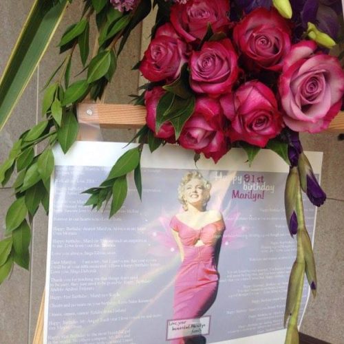 Flowers for Marilyn Immortal Marilyn